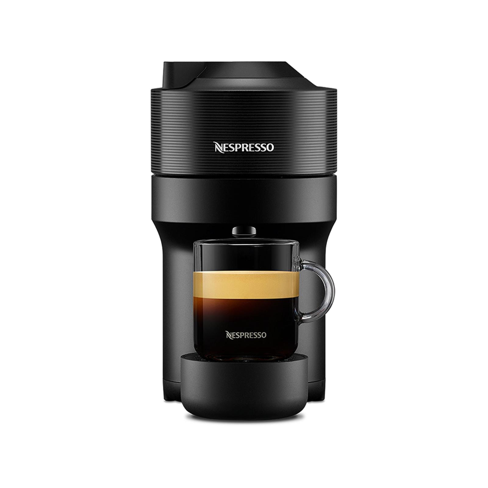 Nespresso Vertuo Pop Coffee Machine With Aeroccino Milk Frother Bundle - Liquorice Black - 90009320