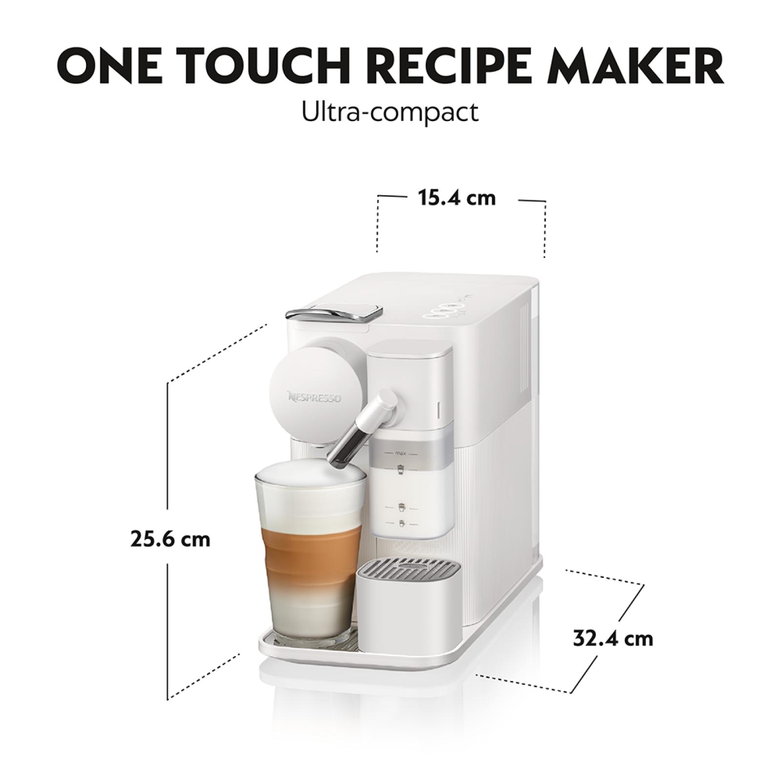 Nespresso Lattissima One Coffee Machine - Porcelain White F121-ZA-WH-NE