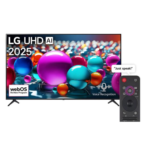 50 inch LG UHD AI UA85 4K Smart TV AI Magic Remote HDR10 webOS25 2025