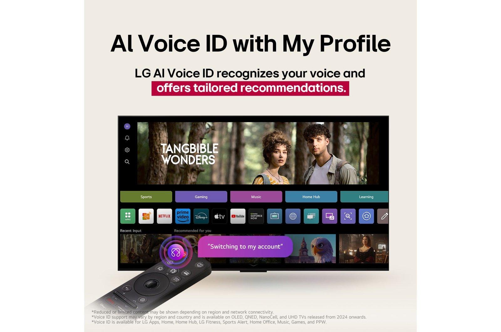 50 inch LG UHD AI UA85 4K Smart TV AI Magic Remote HDR10 webOS25 2025