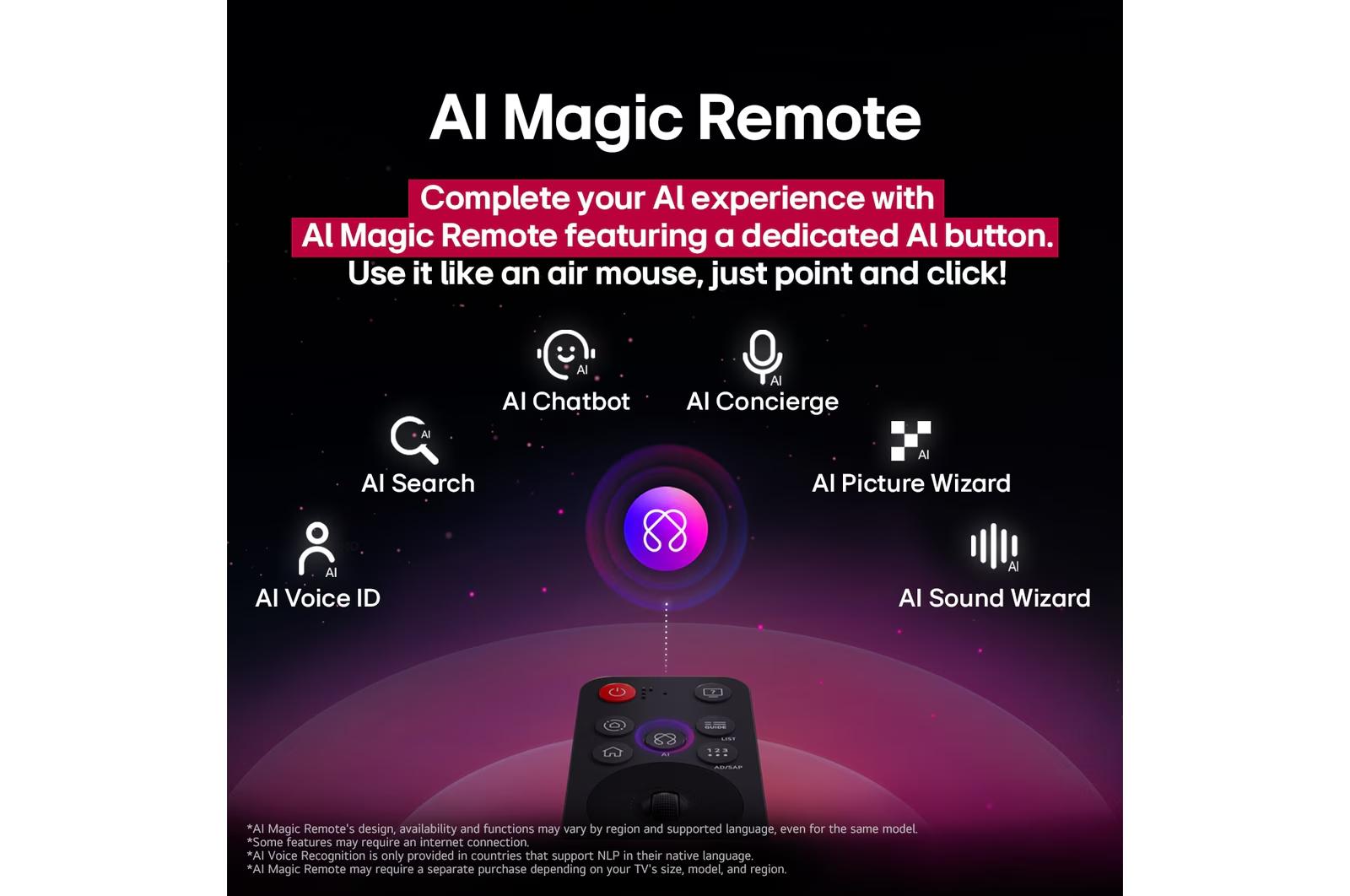 50 inch LG UHD AI UA85 4K Smart TV AI Magic Remote HDR10 webOS25 2025