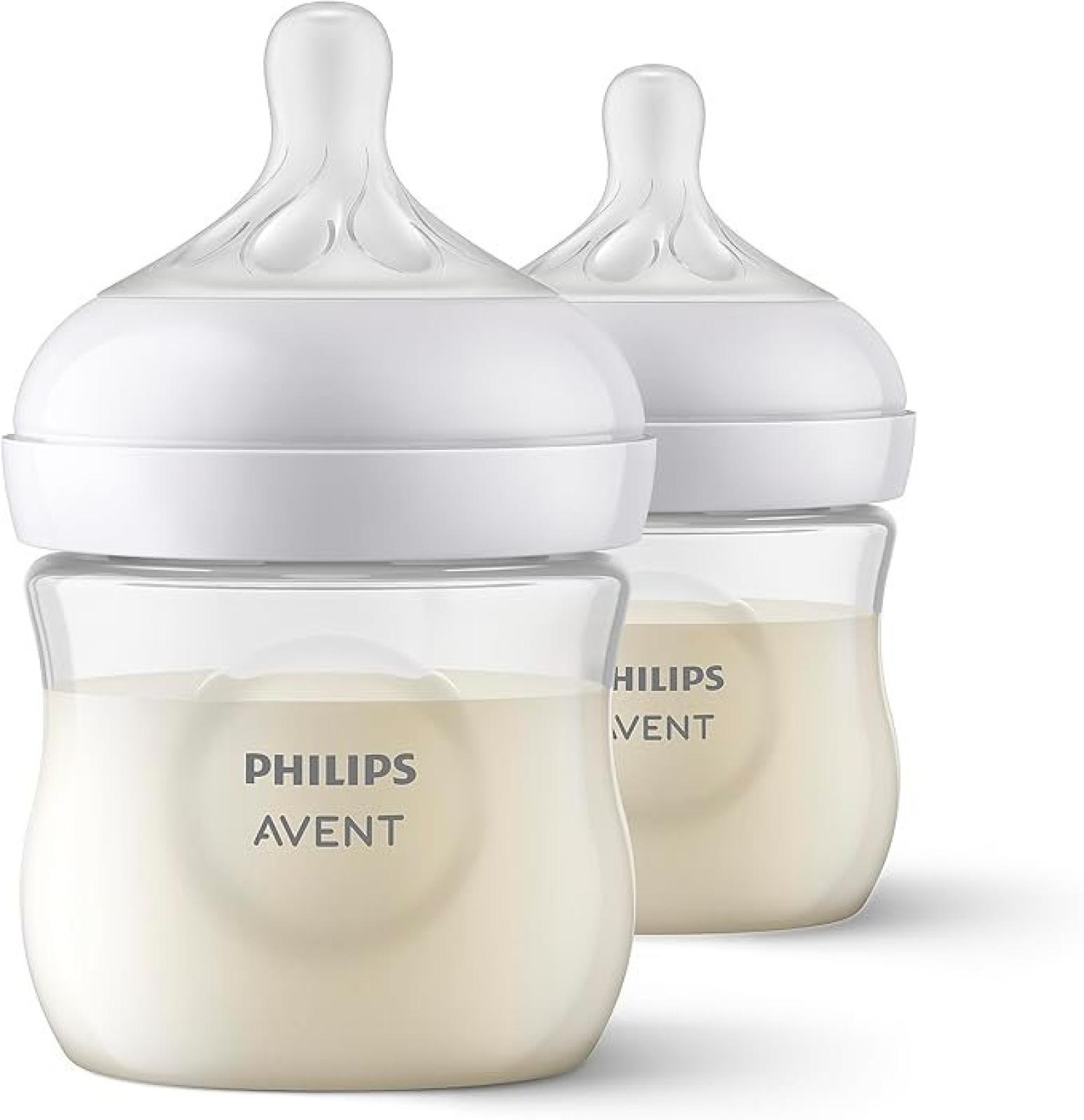 Philips Avent Natural Response 2 Bottles 4oz/125ml 0m+ Philips Avent Scy900/02