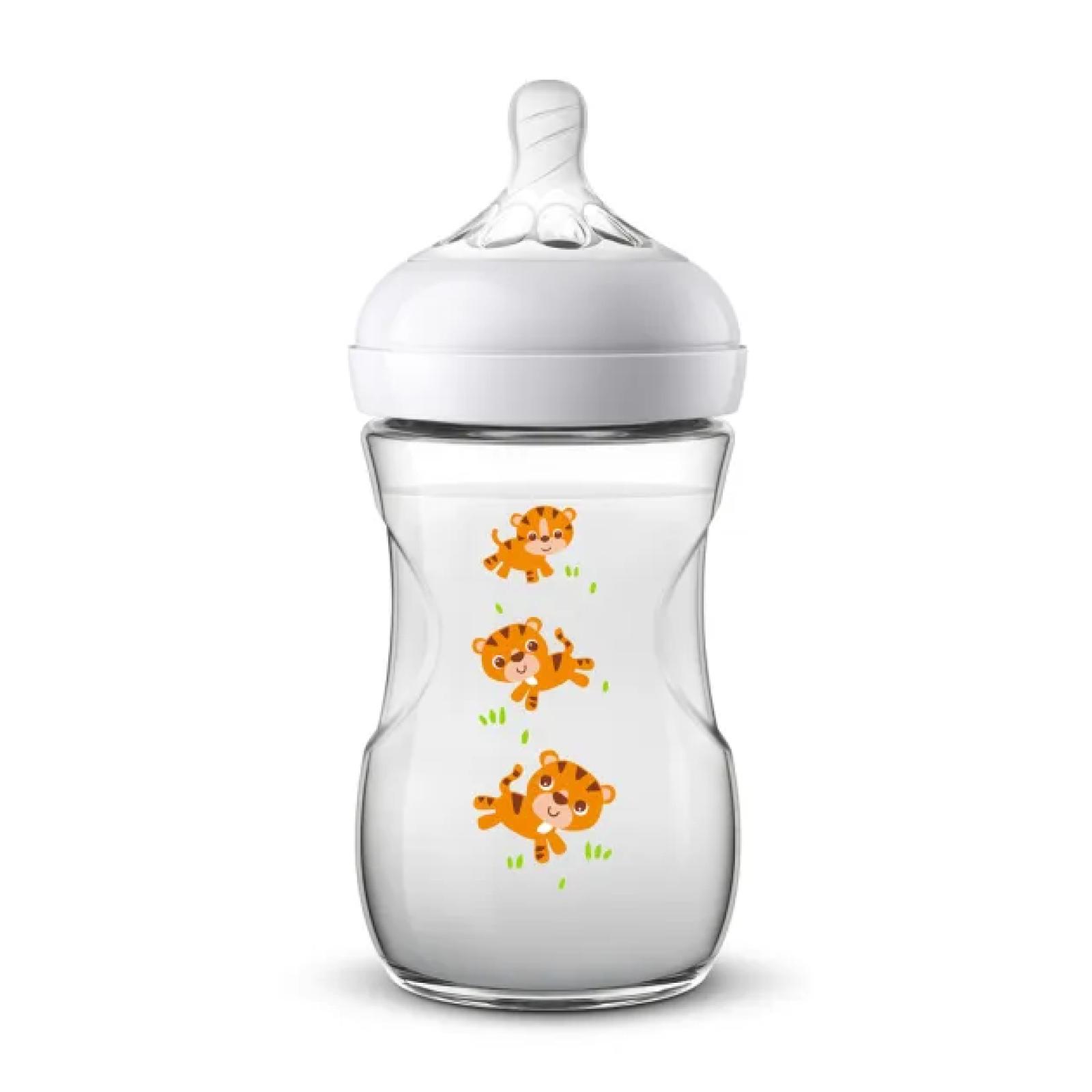 Philips Avent Natural Feeding Bottle 260ml - Tiger SCY903/66