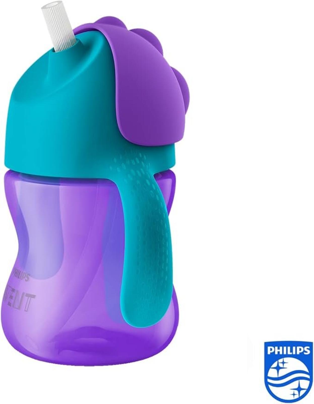 Philips Avent Straw Cup 200ml /7oz 9m+ - Girls SCF796/02