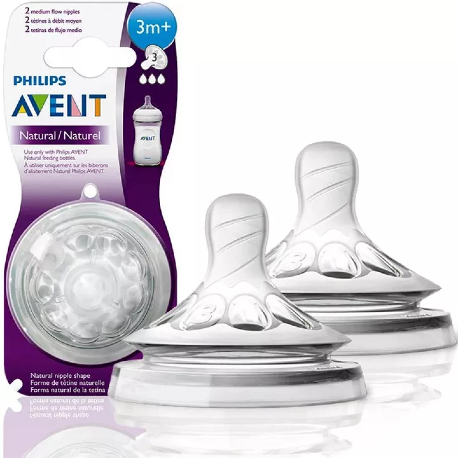 Philips Avent Medium Flow Natural Vacuum Cleaner 2 Pack  SCY964/02
