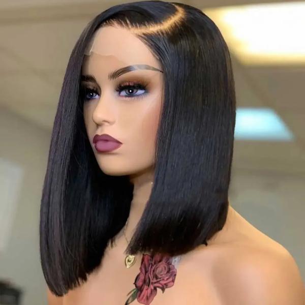 Vietnamese Straight Bob Wig 13 x 4 Closure