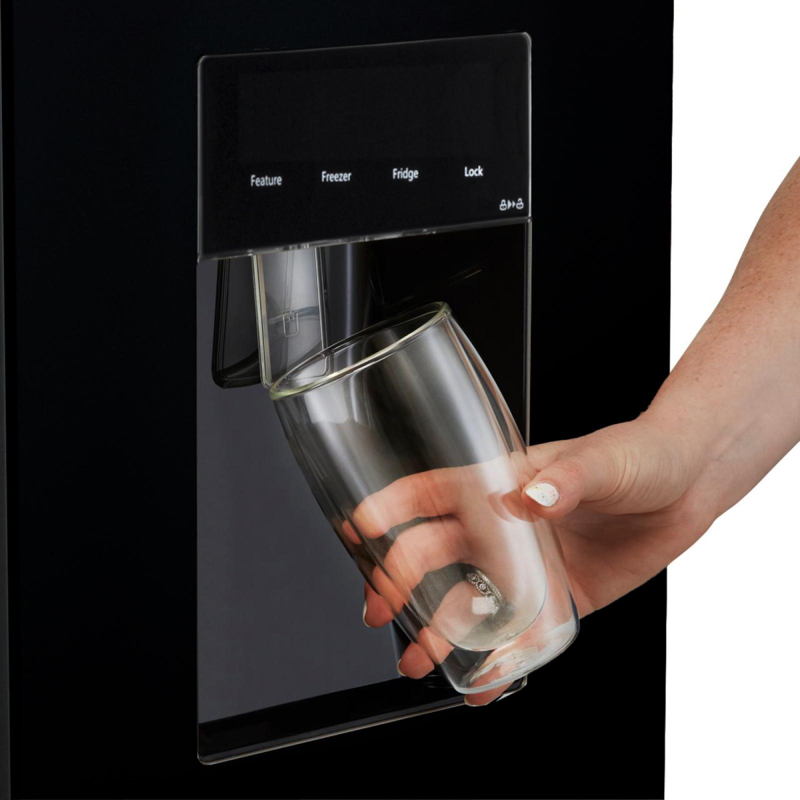 Defy DFF440 492L French Door Fridge with Water Dispense Onyx