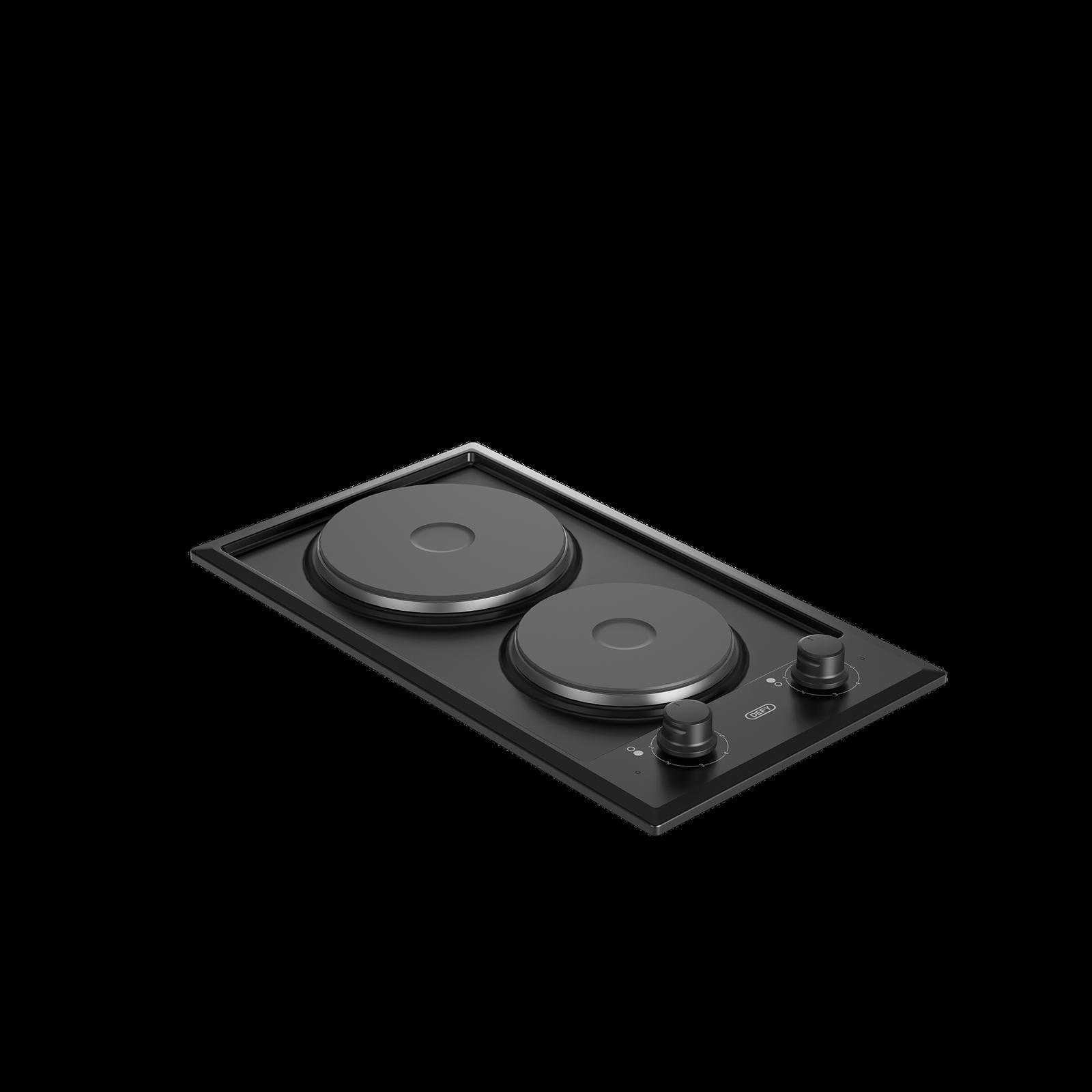 Defy DHD 400 Domino Solid Hob with Control Panel - Black