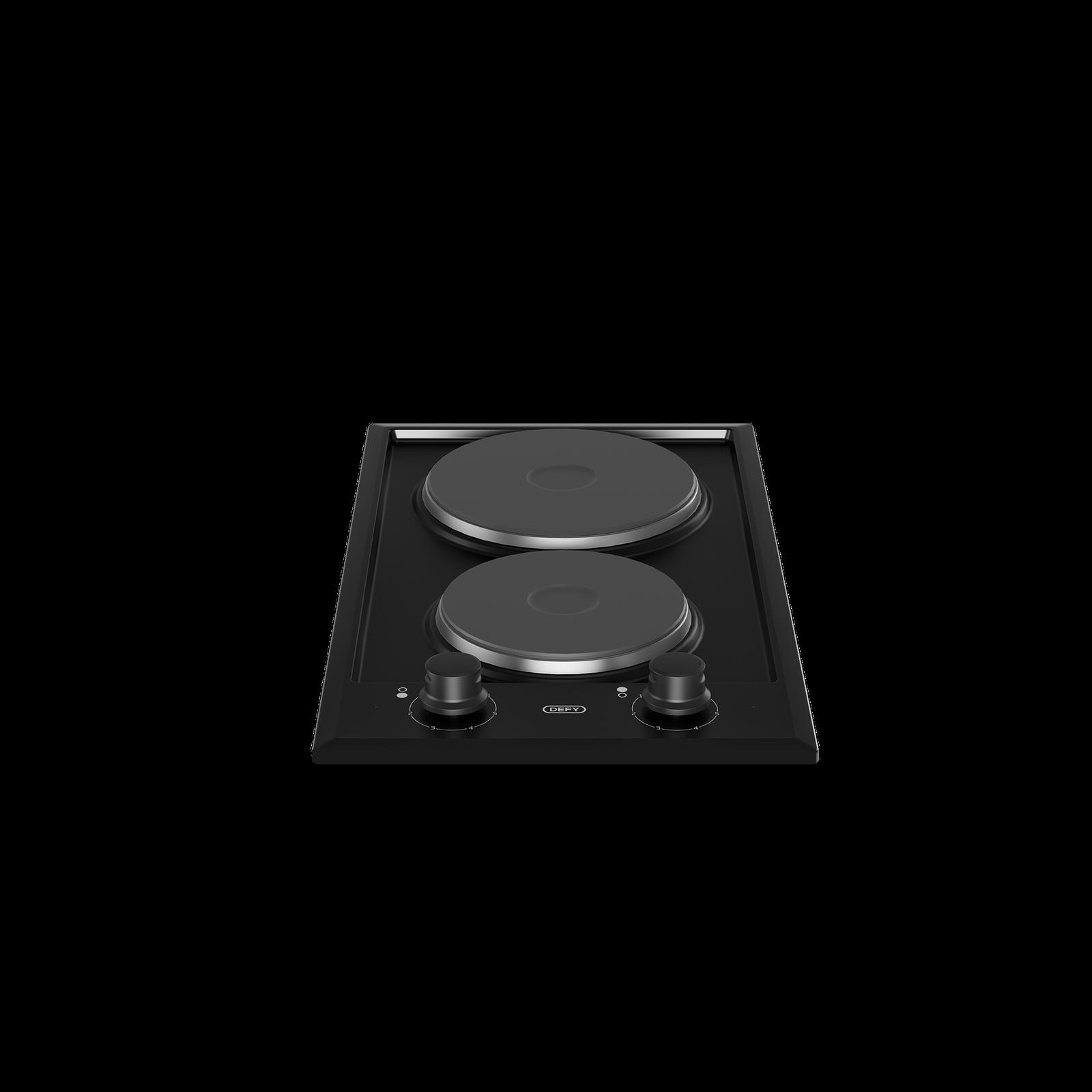 Defy DHD 400 Domino Solid Hob with Control Panel - Black
