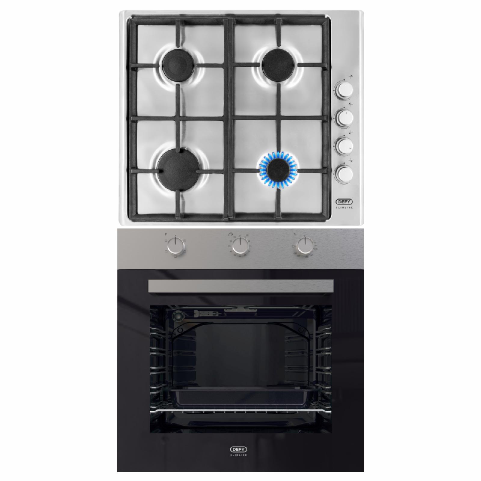 Defy - Oven and Gas Hob Box set - DCB843E - DBO484E &amp; DHG133