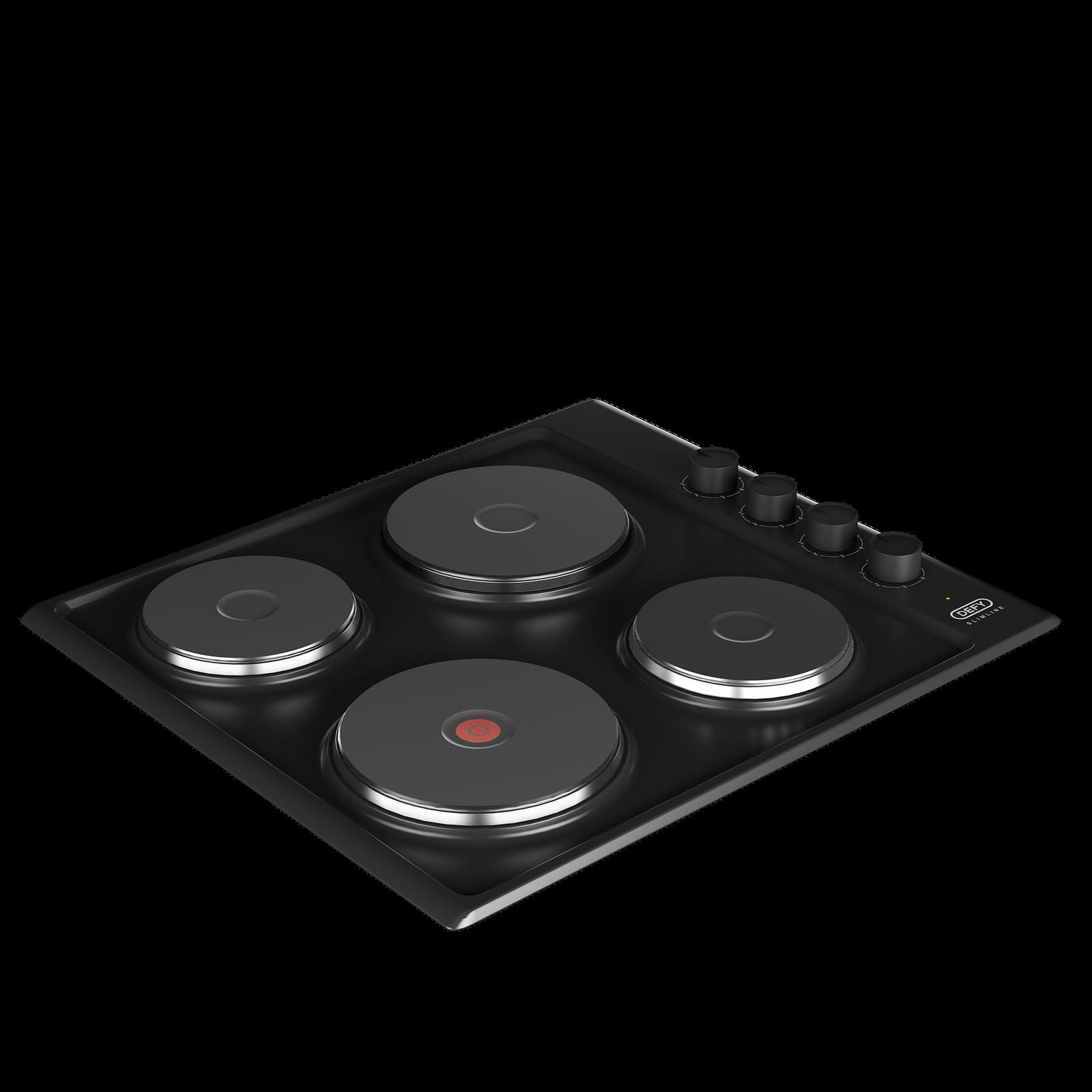 Defy DHD398 60cm Slimline Solid Hob w/ Control Panel - Black