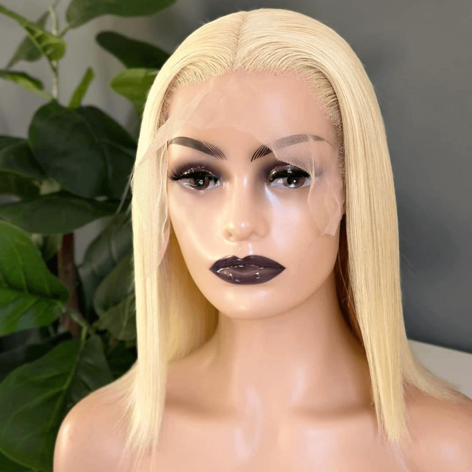 Peruvian Top Quality Blonde Wig with 13 x 4 Closure
