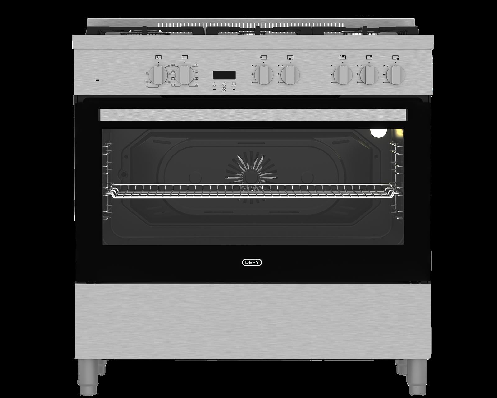 Defy 90cm New York Twin Thermo Fan + Range Cooker DGS906