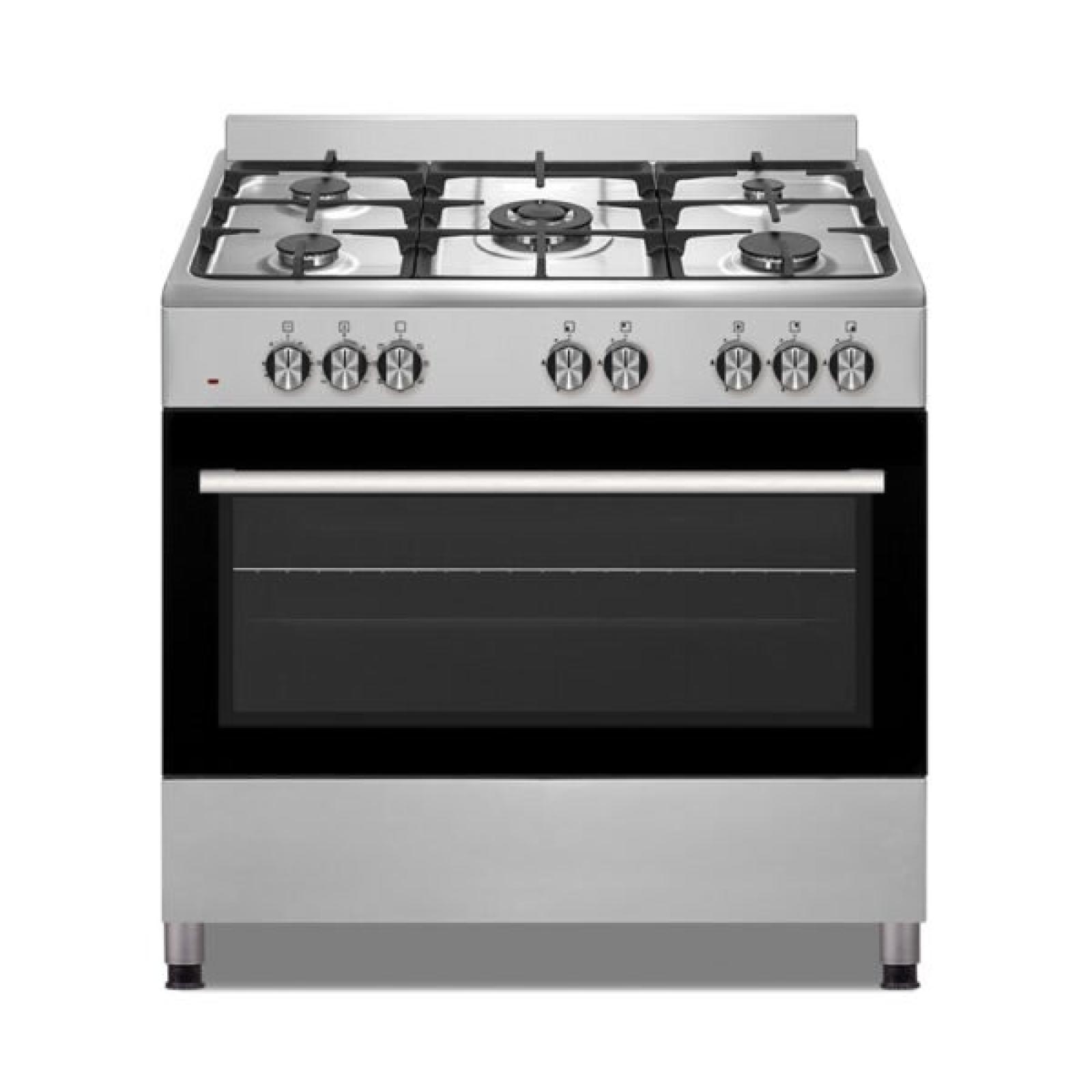 Defy 90cm New York Multifunction Range Cooker withThermofan+ Inox DGS904