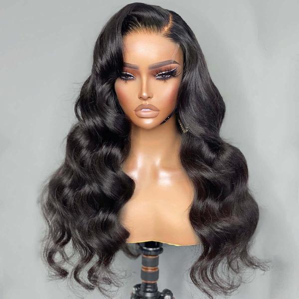 Brazilian Body Wave Wig with 13 x 4 Closure