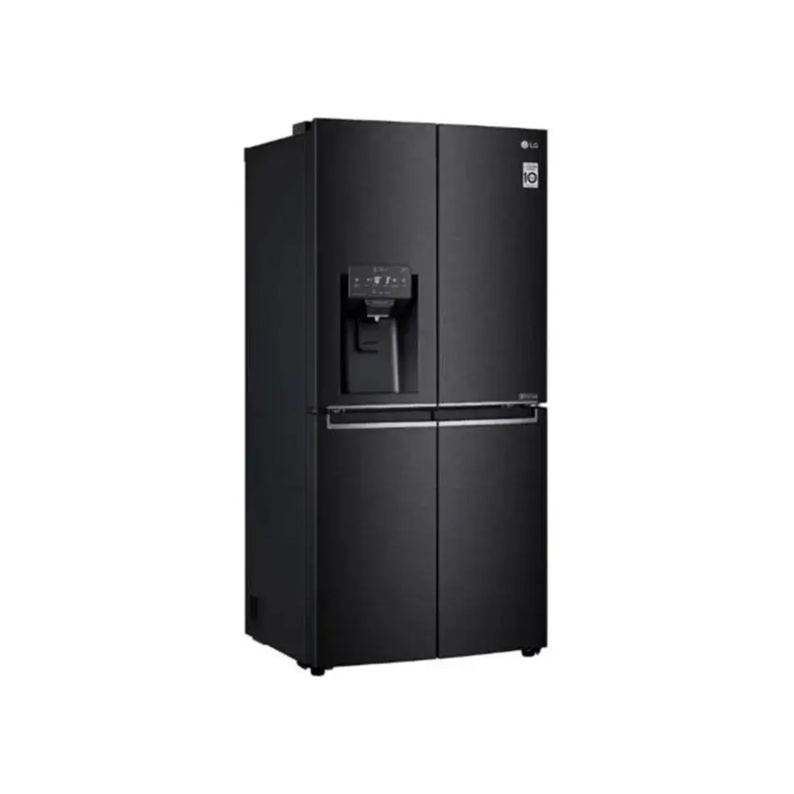 LG Smart Inverter Black Door-in-door Slim French Door Fridge GC-L22FTQUB
