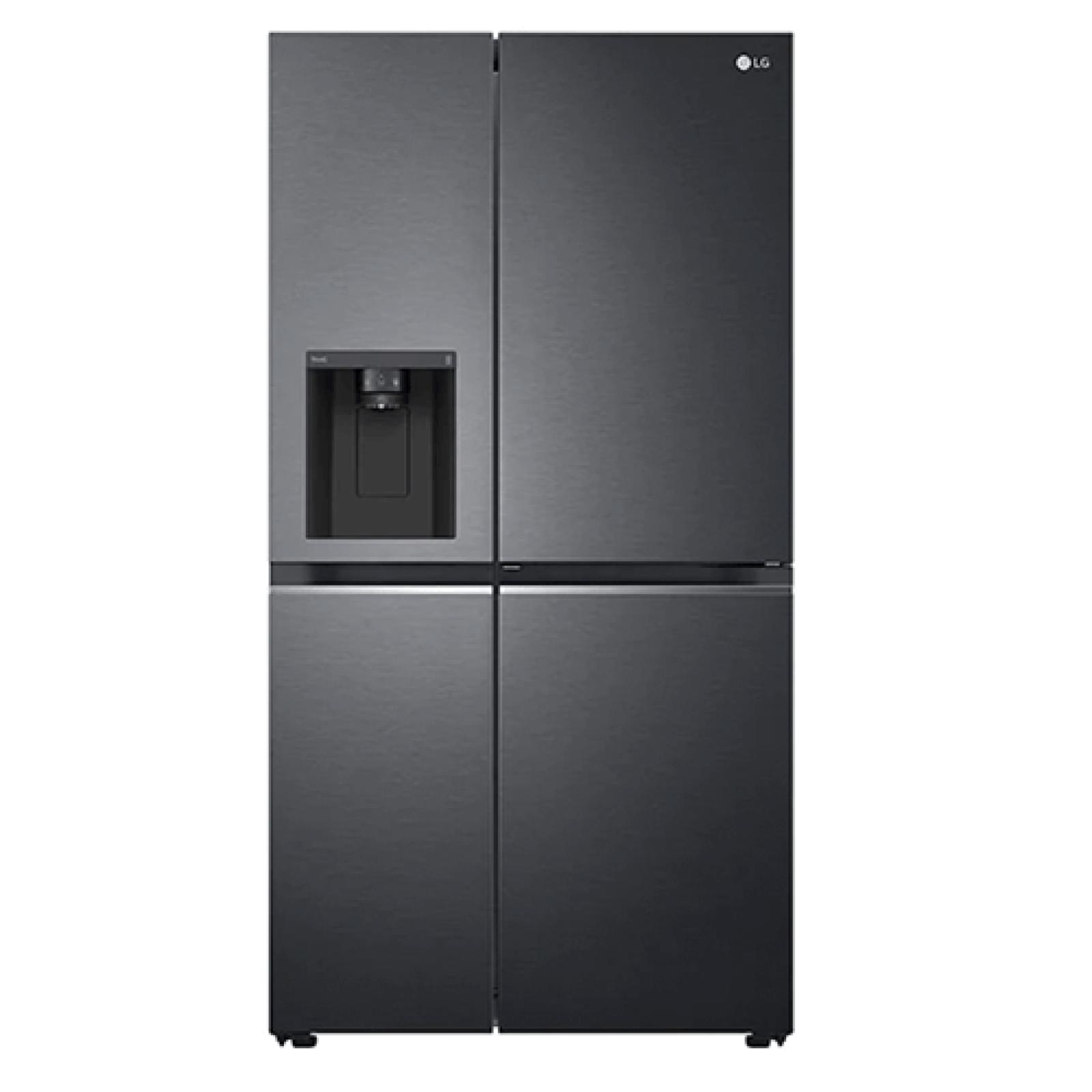LG Matte Black 611L Side by Side water &amp; ice dispenser Fridge GC-L257SQSL