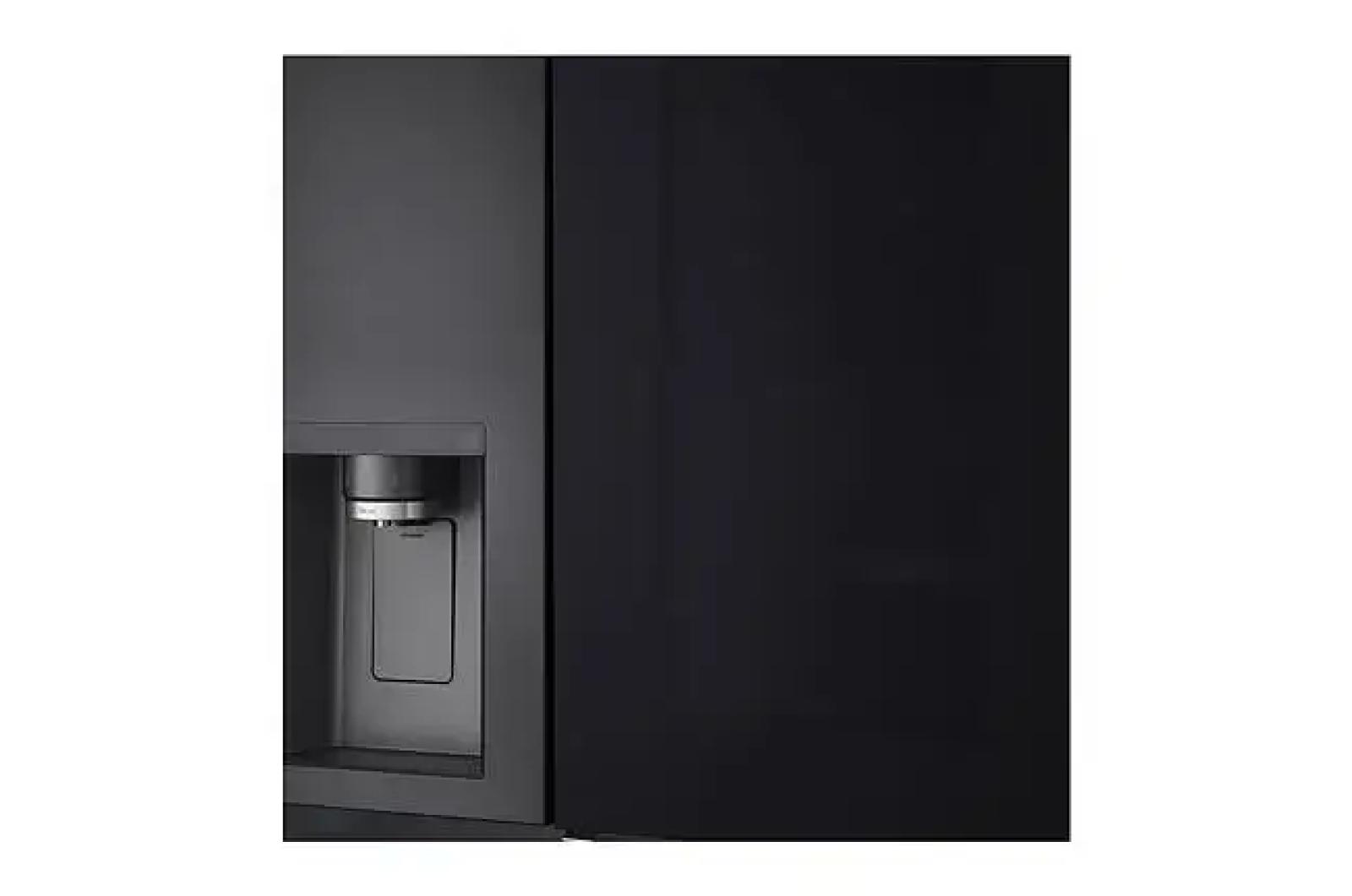 LG 611Lt Matte Black (Graphite) InstaView™ ThinQ™ Side by Side Refrigerator - GC-X257CQFS