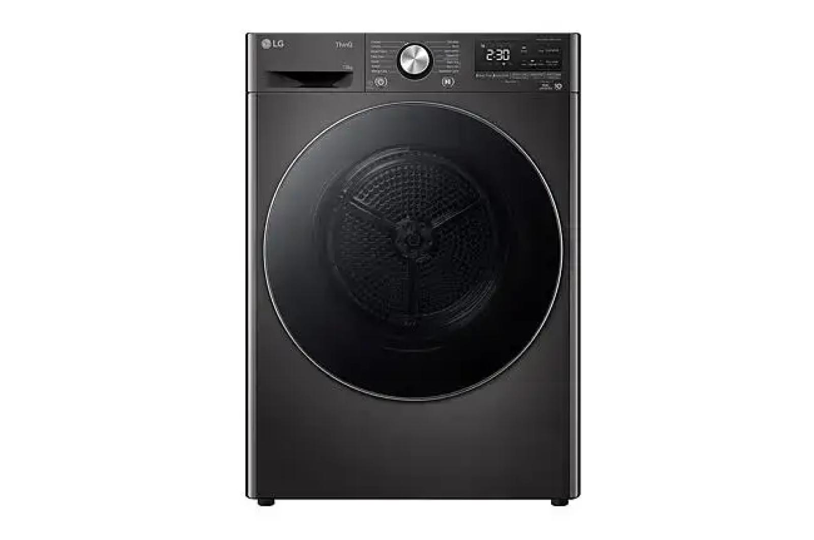 LG RH10V9ZV2W 10kg A+++ Black Dual Inverter Heat Pump Tumble Dryer