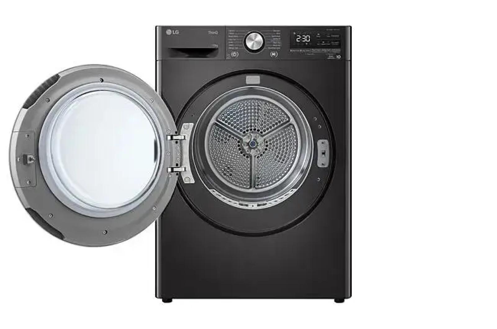 LG RH10V9ZV2W 10kg A+++ Black Dual Inverter Heat Pump Tumble Dryer