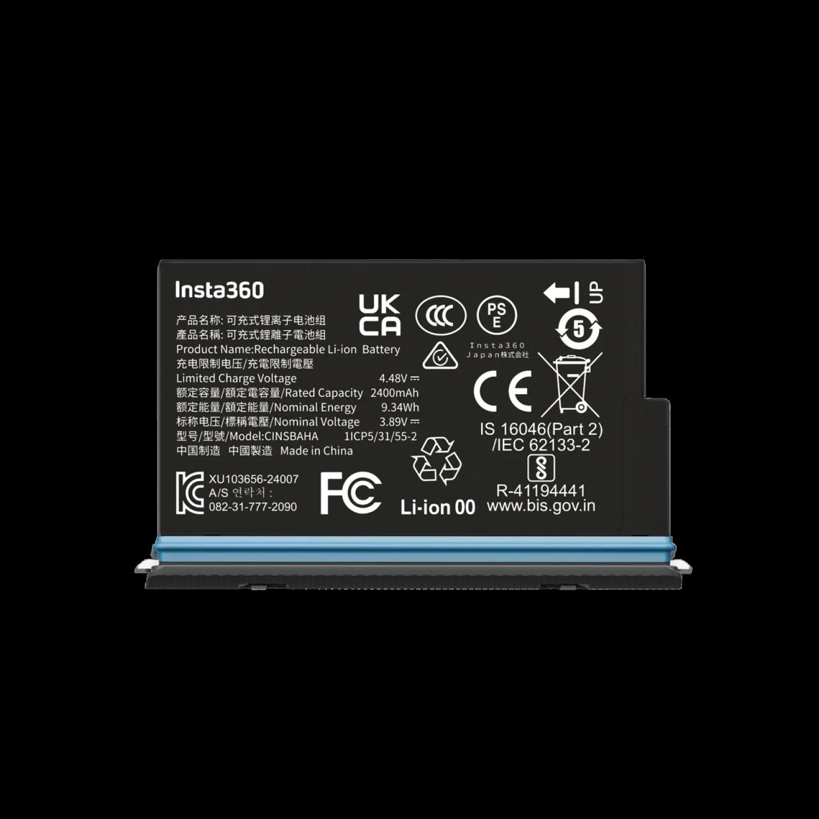 Insta360 X4 2290mAh Battery For 135 Minutes Of Recording