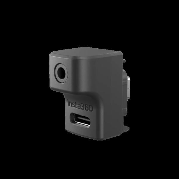 Insta360 Mic Adapter 2 in 1 Type-C &amp; 3.5mm External Audio for Ace Series