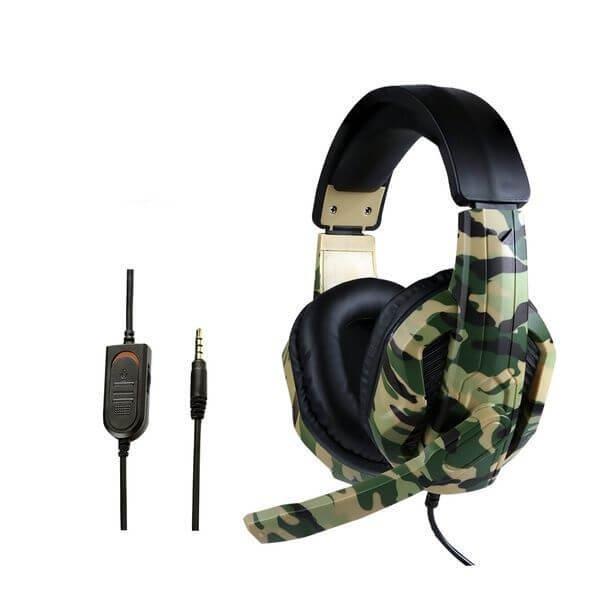 Bigben Stereo Gaming Headset for PS4 - Camo Green
