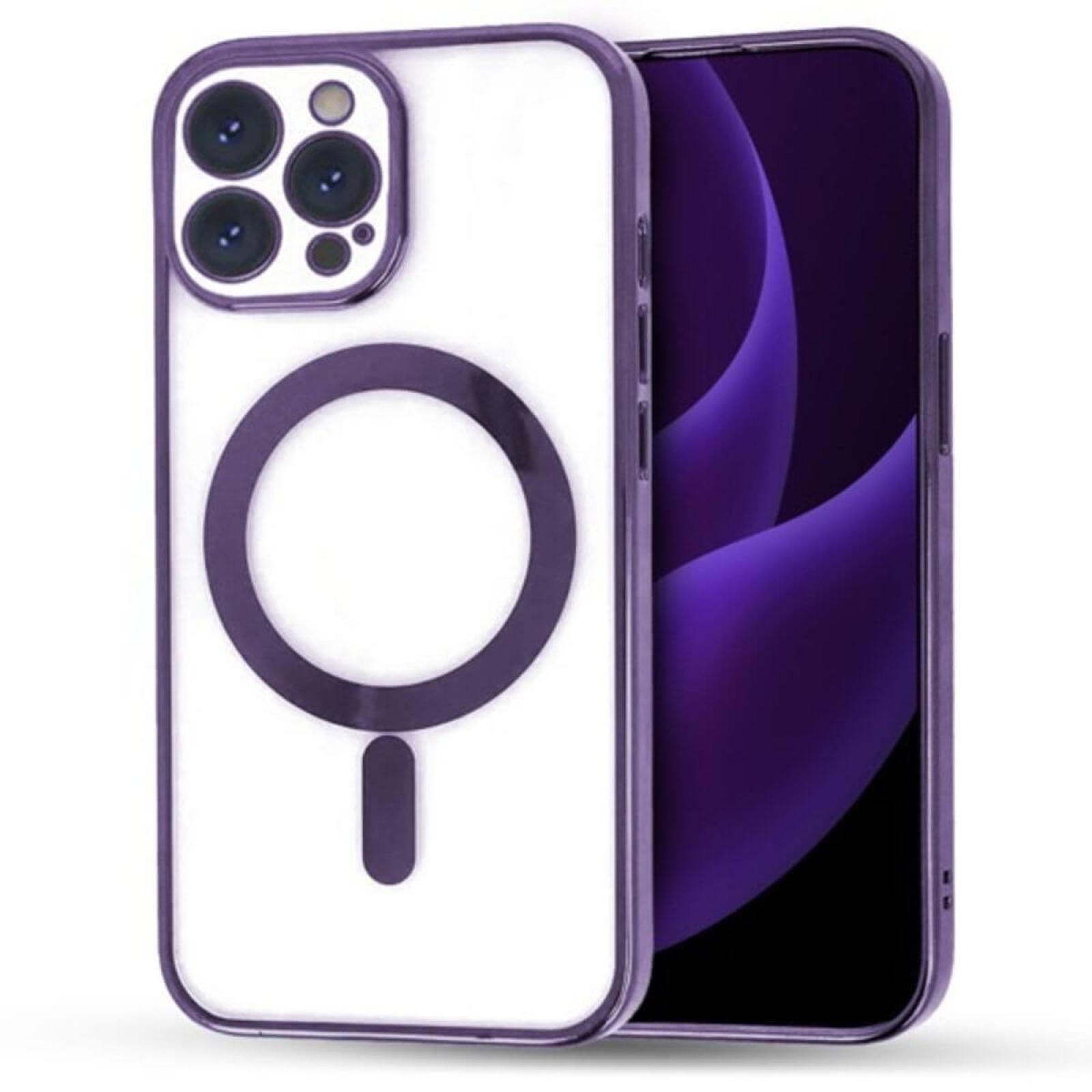 iPhone 15 Pro Purple MagSafe Cover - Sleek, Magnetic & Protective