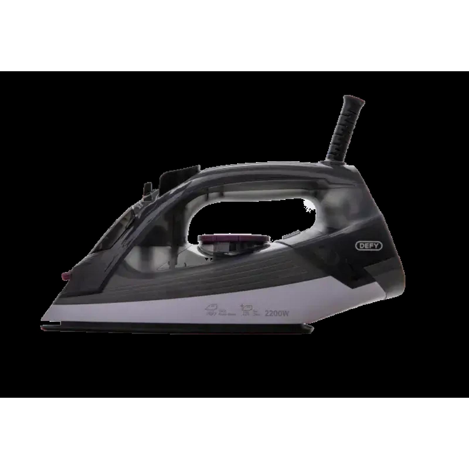 Defy 2200w Ceramic Non-Stick Steam Iron Black/Grey SI2322CX