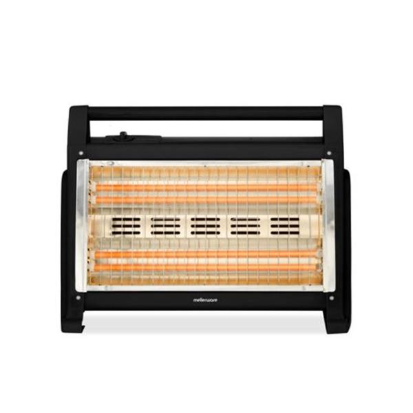 Mellerware 1600 W Overheat Protection Panel Heater - Black