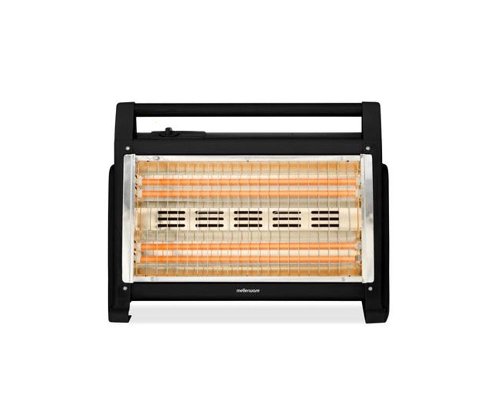 Mellerware 1600 W Overheat Protection Panel Heater - Black