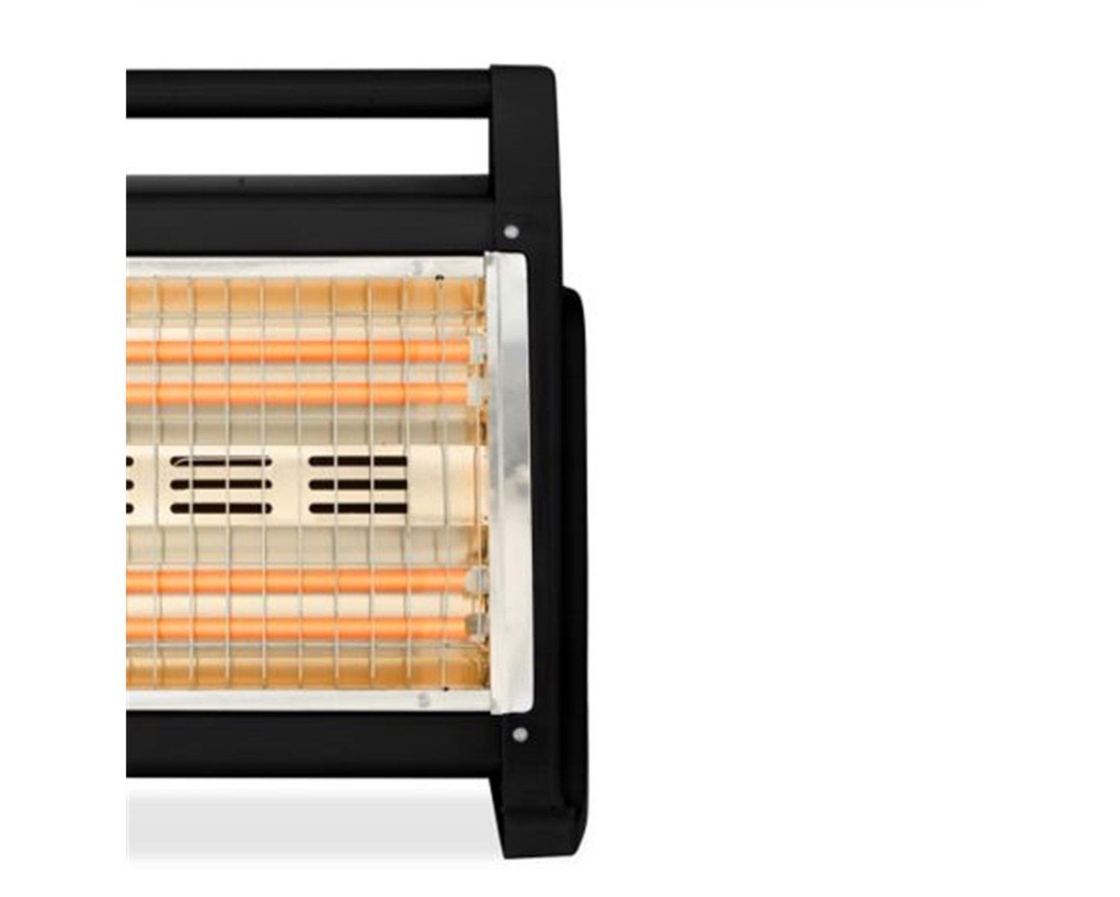Mellerware 1600 W Overheat Protection Panel Heater - Black
