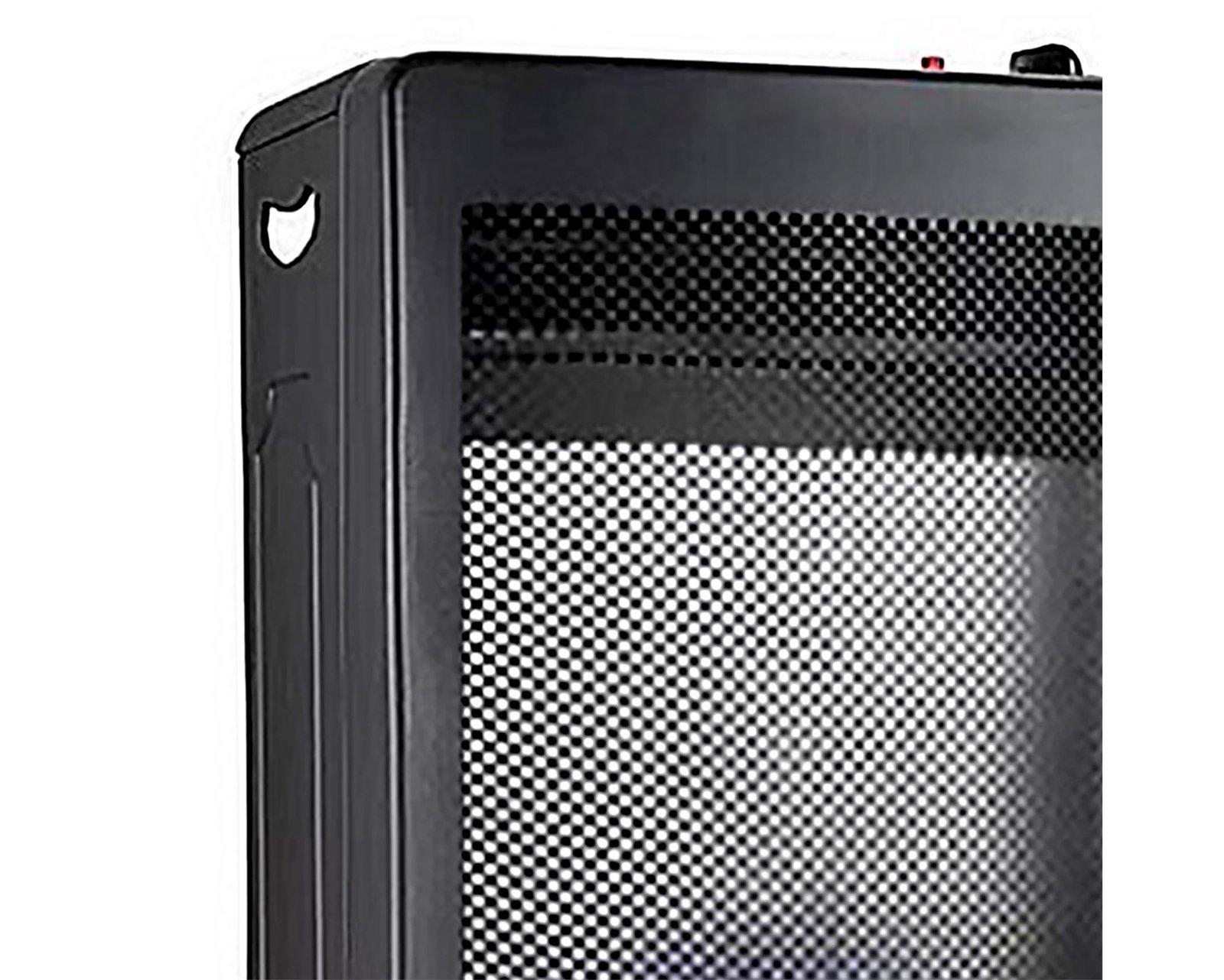 Taurus Heater Blue Flame Gas Steel Black 2Heat Settings 3.8Kw