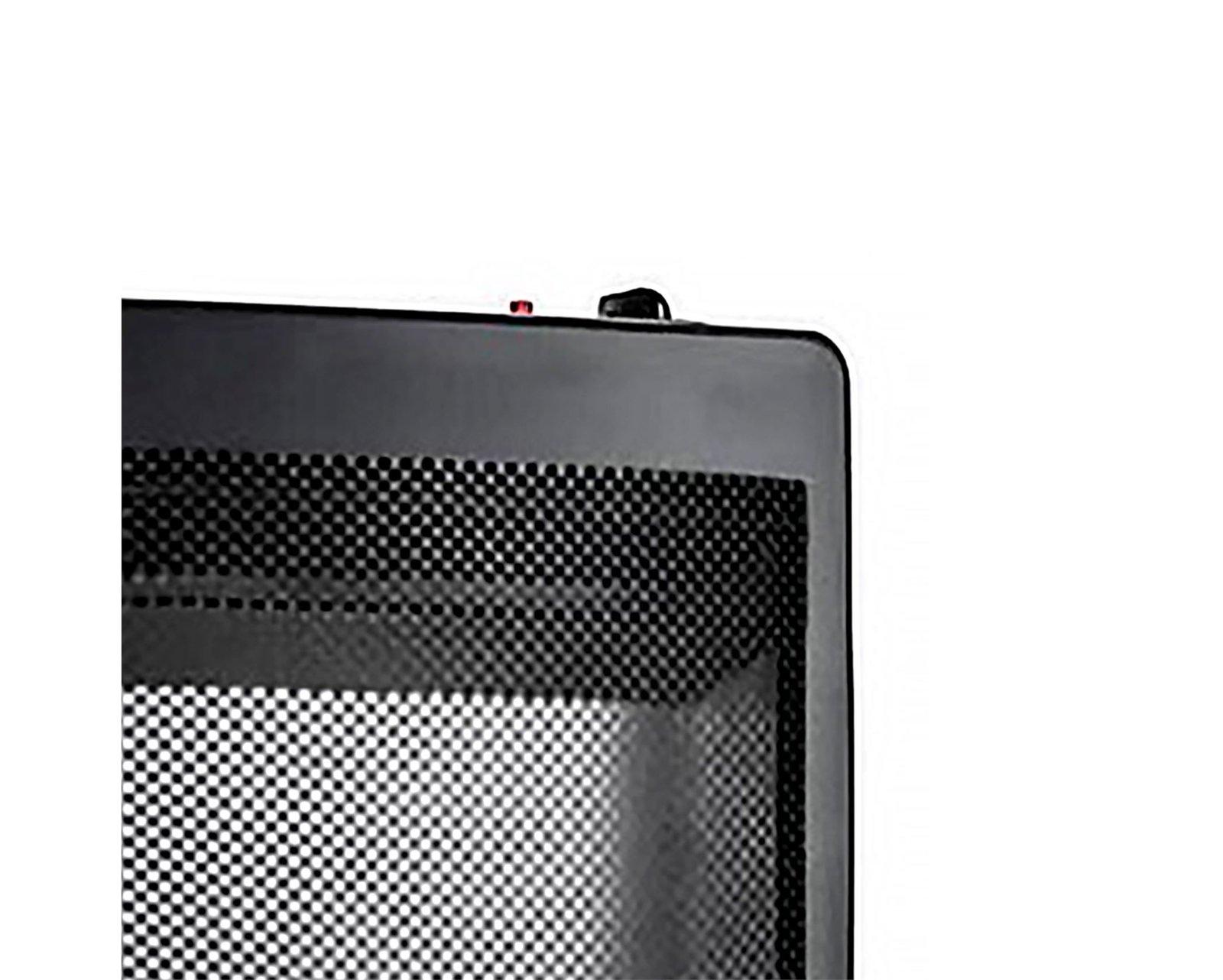 Taurus Heater Blue Flame Gas Steel Black 2Heat Settings 3.8Kw