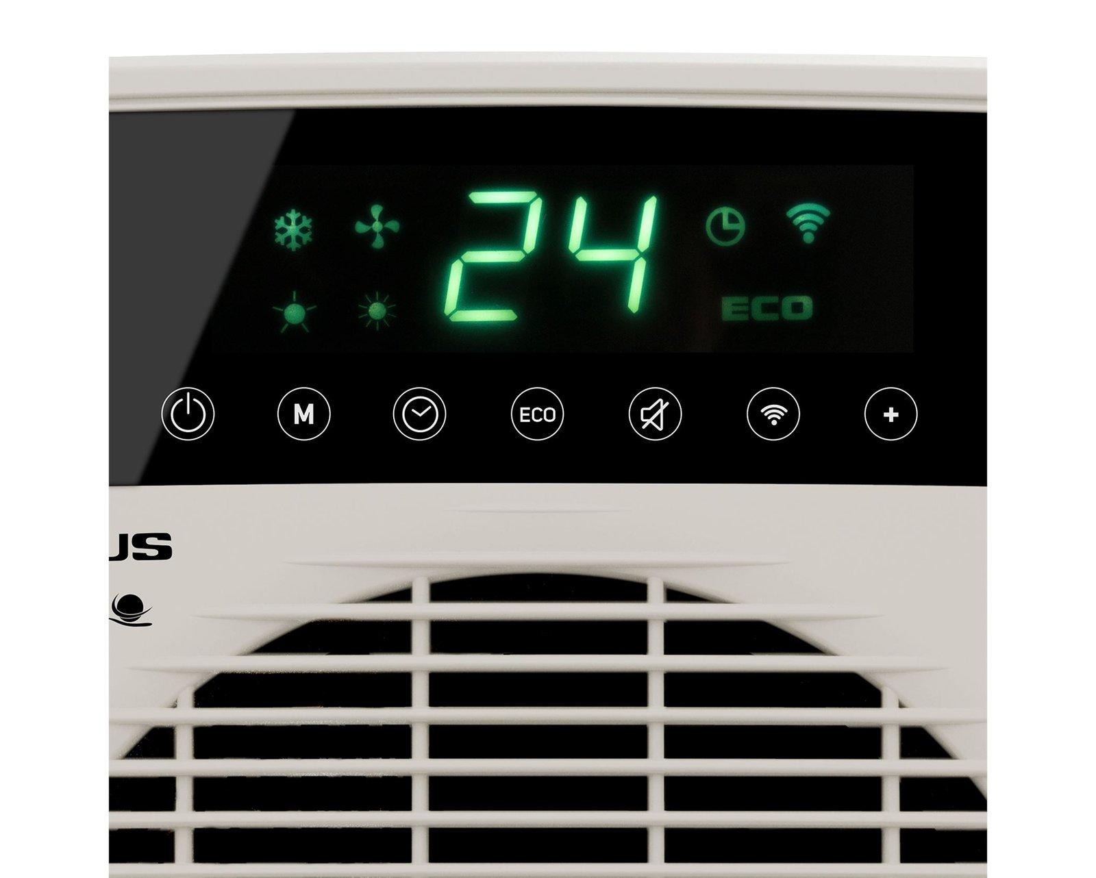 Taurus Heater Floor Fan Cream Wi-Fi Enabled 2Heat Settings 2000W
