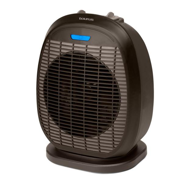 Taurus Heater Oscillating Floor Fan Black 2Heat Settings 2400W Tropicano 3.5 Oscillating