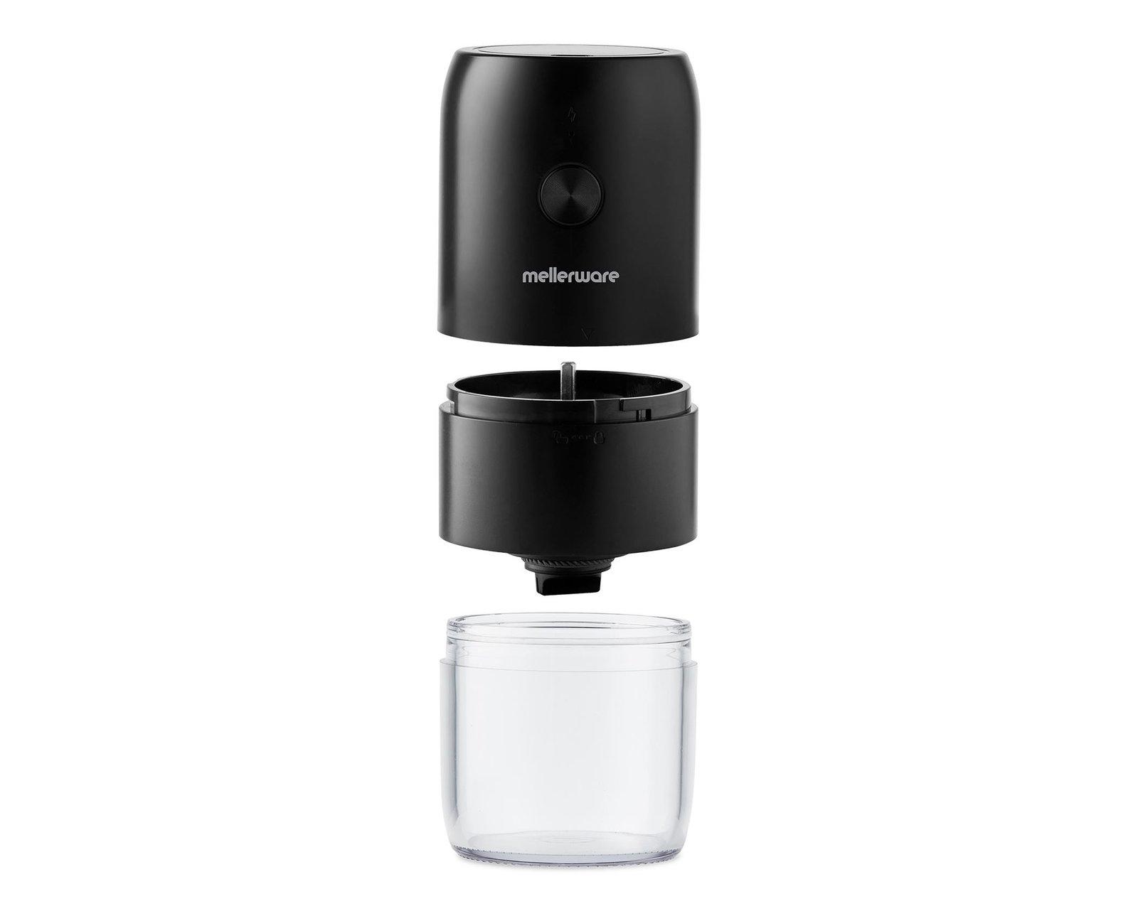 Mellerware Coffee Grinder Plastic 30gr 25W "AromaRoast"