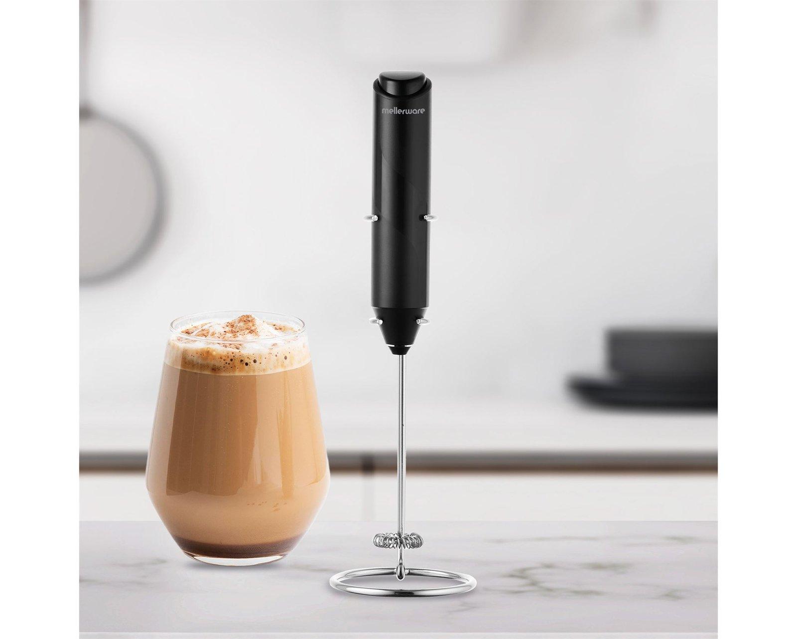 Mellerware Milk Frother Battery Operated Plastic "Velvet Vortex"