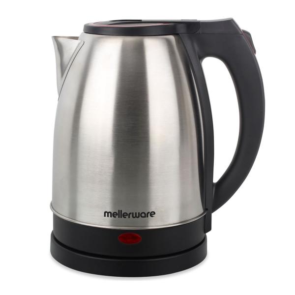 Mellerware Kettle 360 Degree Cordless Stainless Steel Brushed 1.8L 1500W