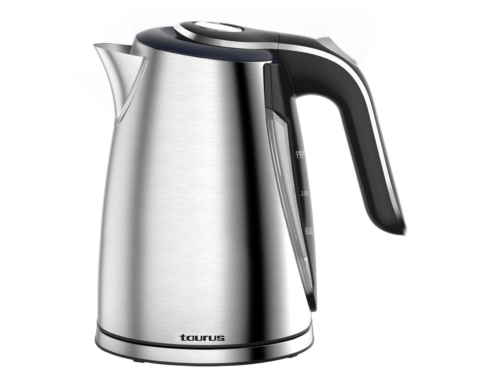 Taurus Kettle 360 Degree Cordless Stainless Steel Brushed 1.7L 2200W