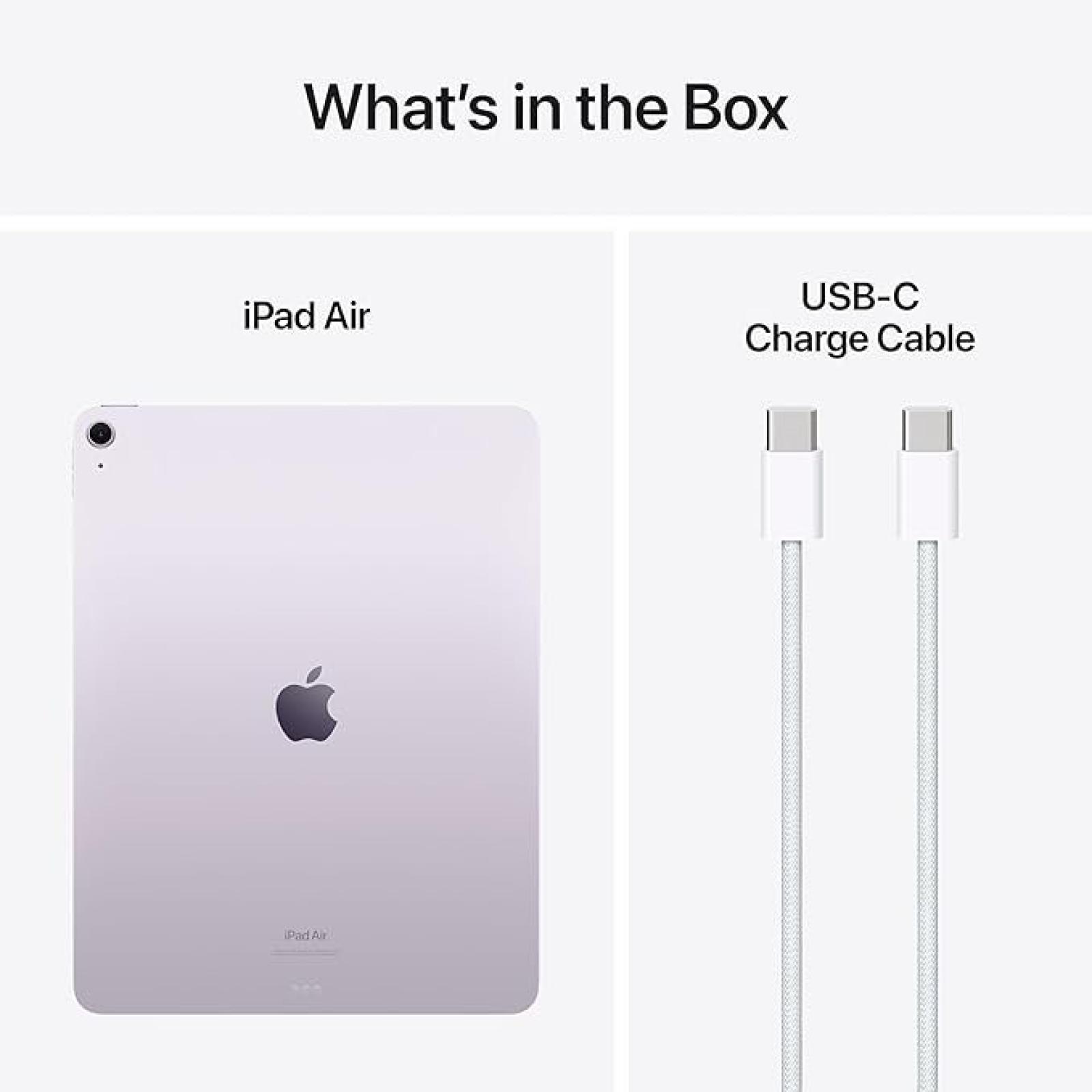 iPad Air 13-inch Wi-Fi + Cellular 128GB - Purple