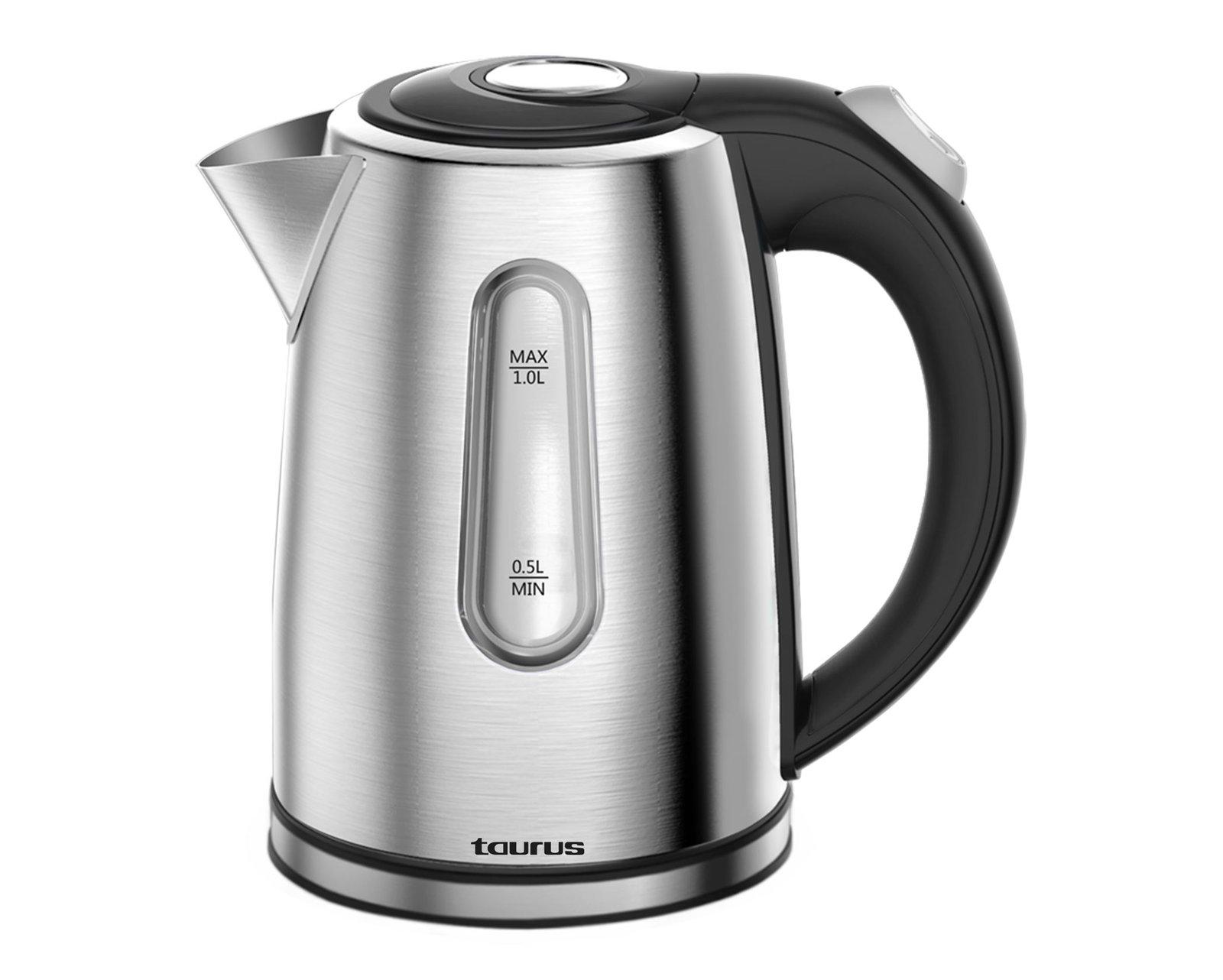 Taurus Kettle 360 Degree Cordless Stainless Steel Brushed 1L 1500W