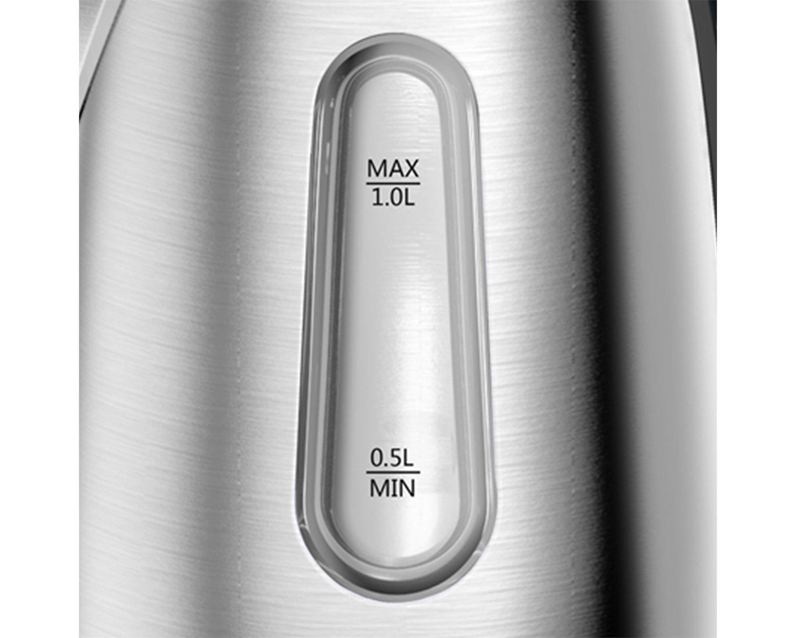 Taurus Kettle 360 Degree Cordless Stainless Steel Brushed 1L 1500W