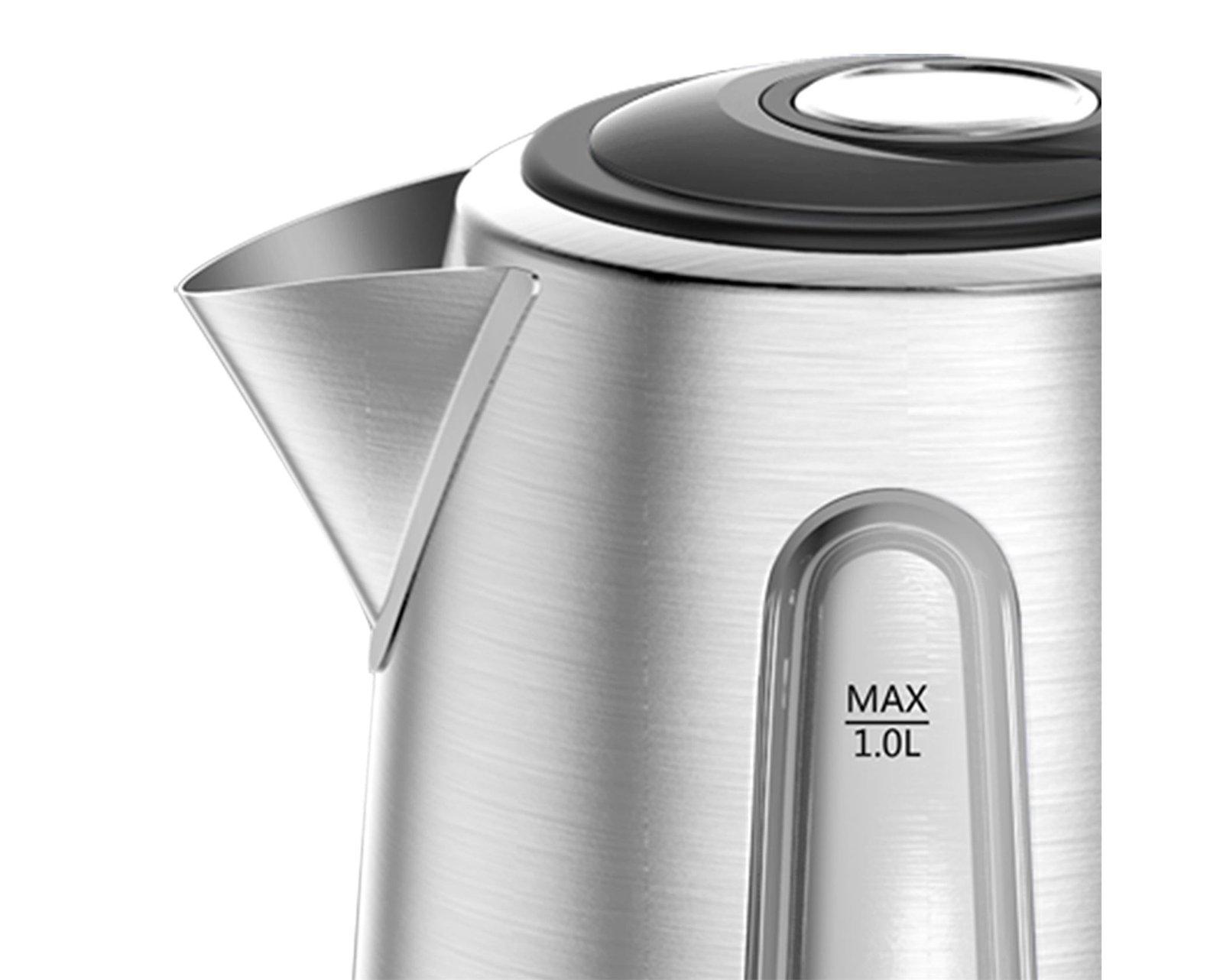 Taurus Kettle 360 Degree Cordless Stainless Steel Brushed 1L 1500W