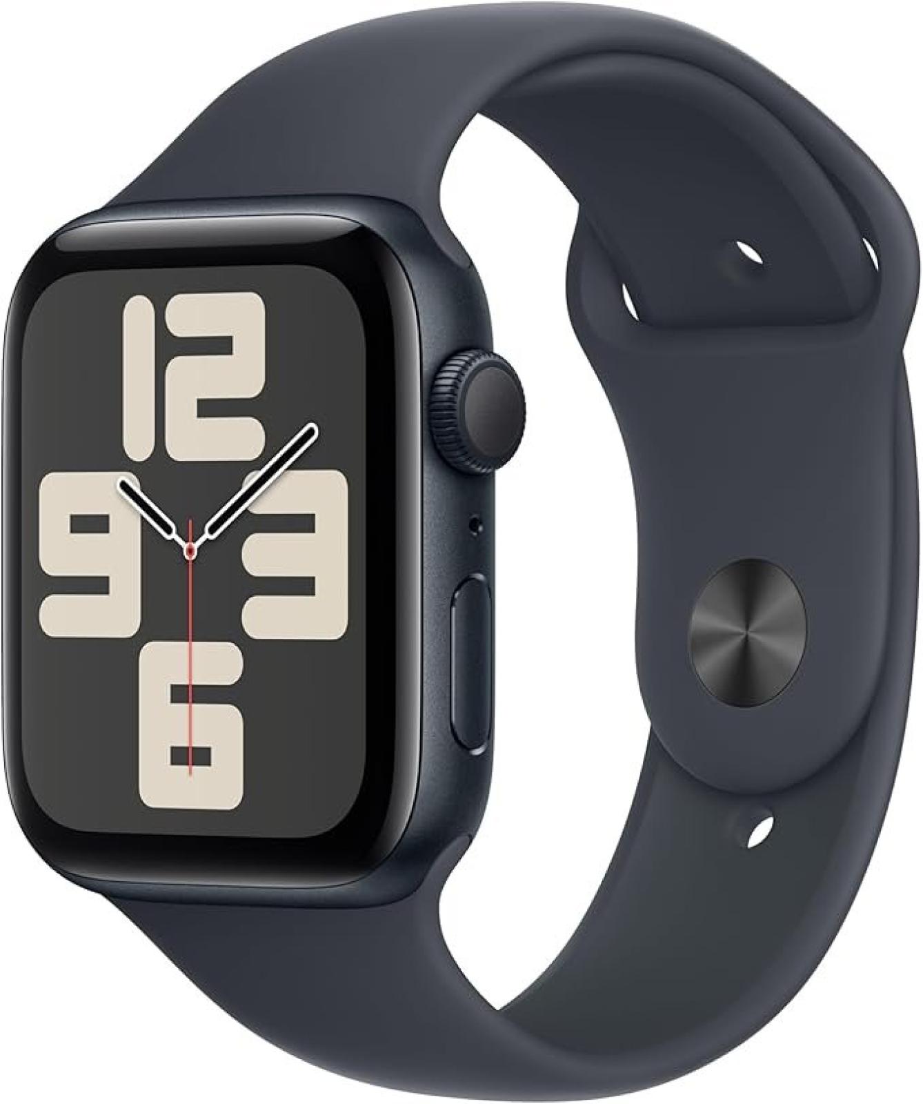 Apple Watch SE GPS 44mm Midnight Aluminium Case with Midnight Sport Band