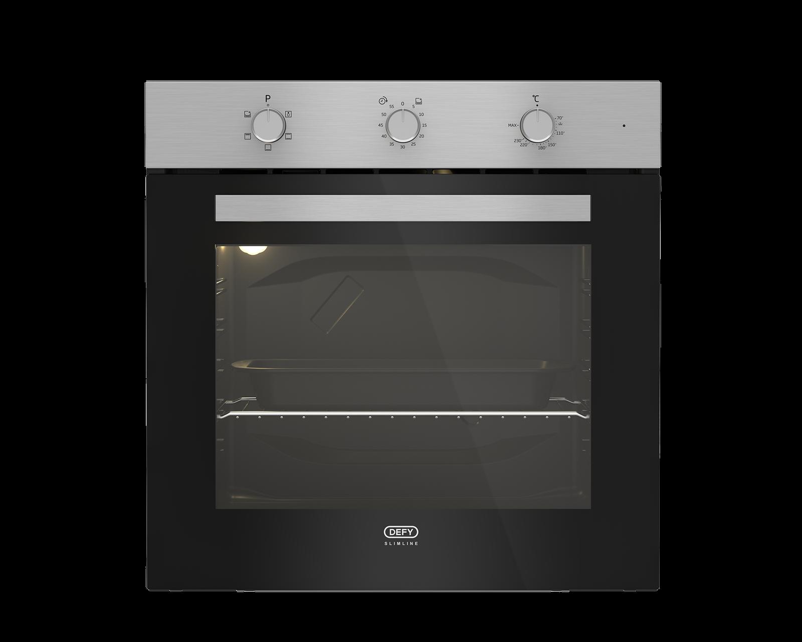 Defy 60cm Slimline Eye-Level Oven DBO484E - Stainless Steel