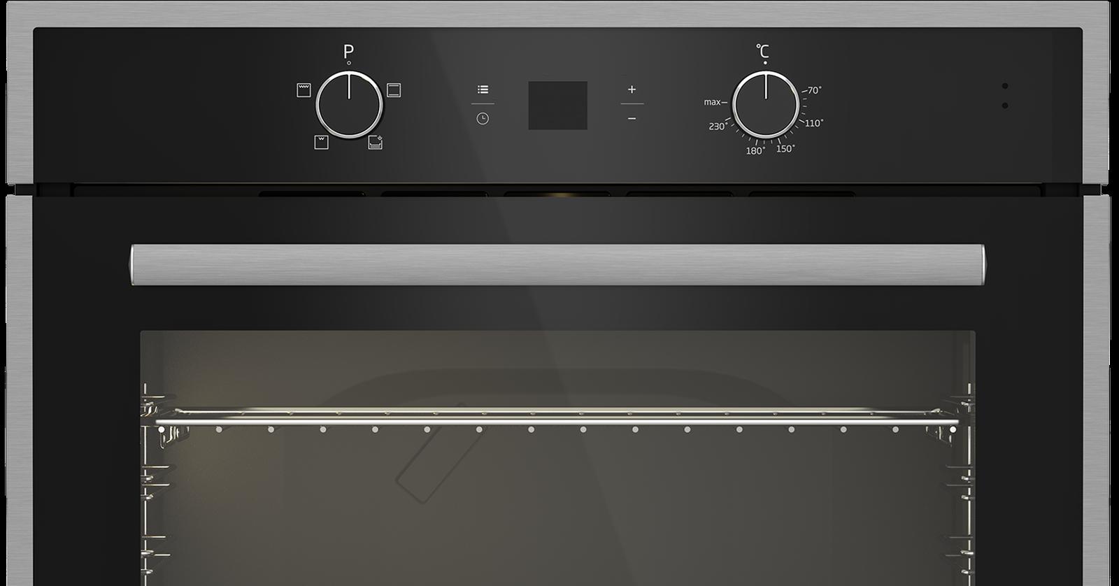 Defy BDO772 Gemini Eye-Level Static Oven - Black Glass