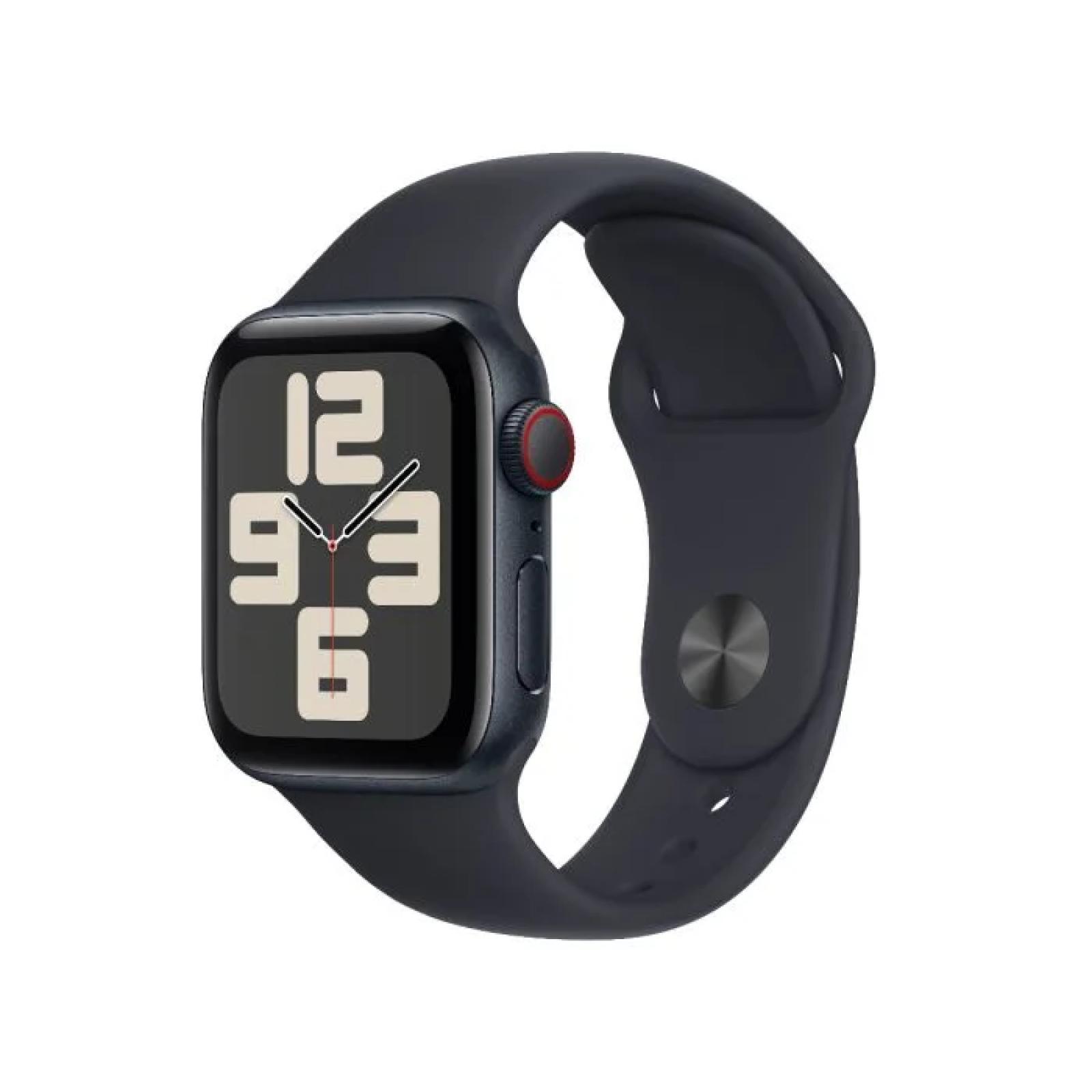 Apple Watch SE GPS + Cellular 44mm Midnight Aluminium Case with Midnight Sport Band
