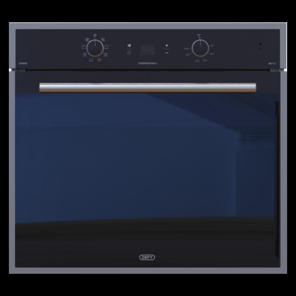 Defy DBO775 70cm Gemini Eye-Level Thermofan+ Oven AirFire Tech - Mirror