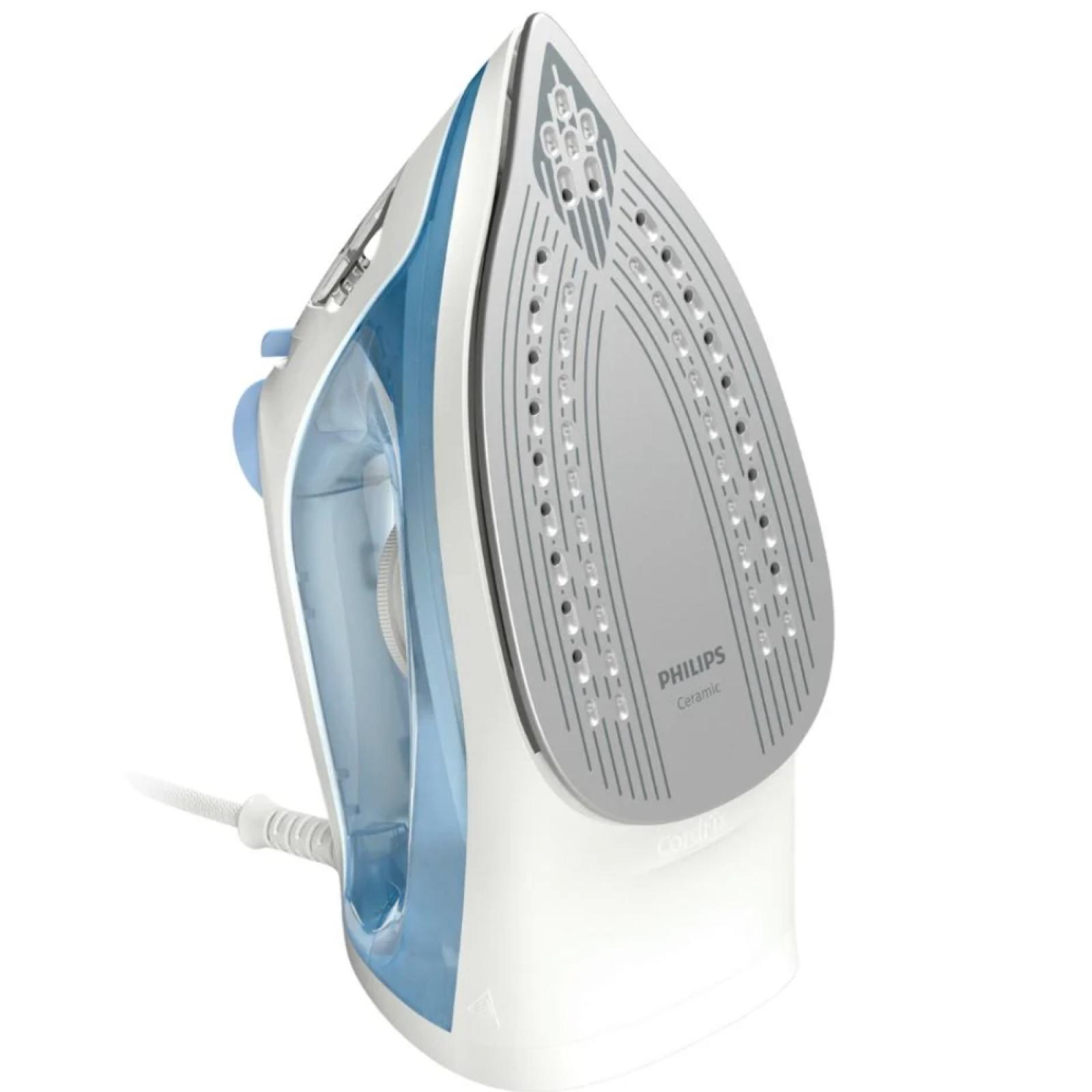 Philips Steam Iron for Clothes with Non-Stick Soleplate - Blue Irons